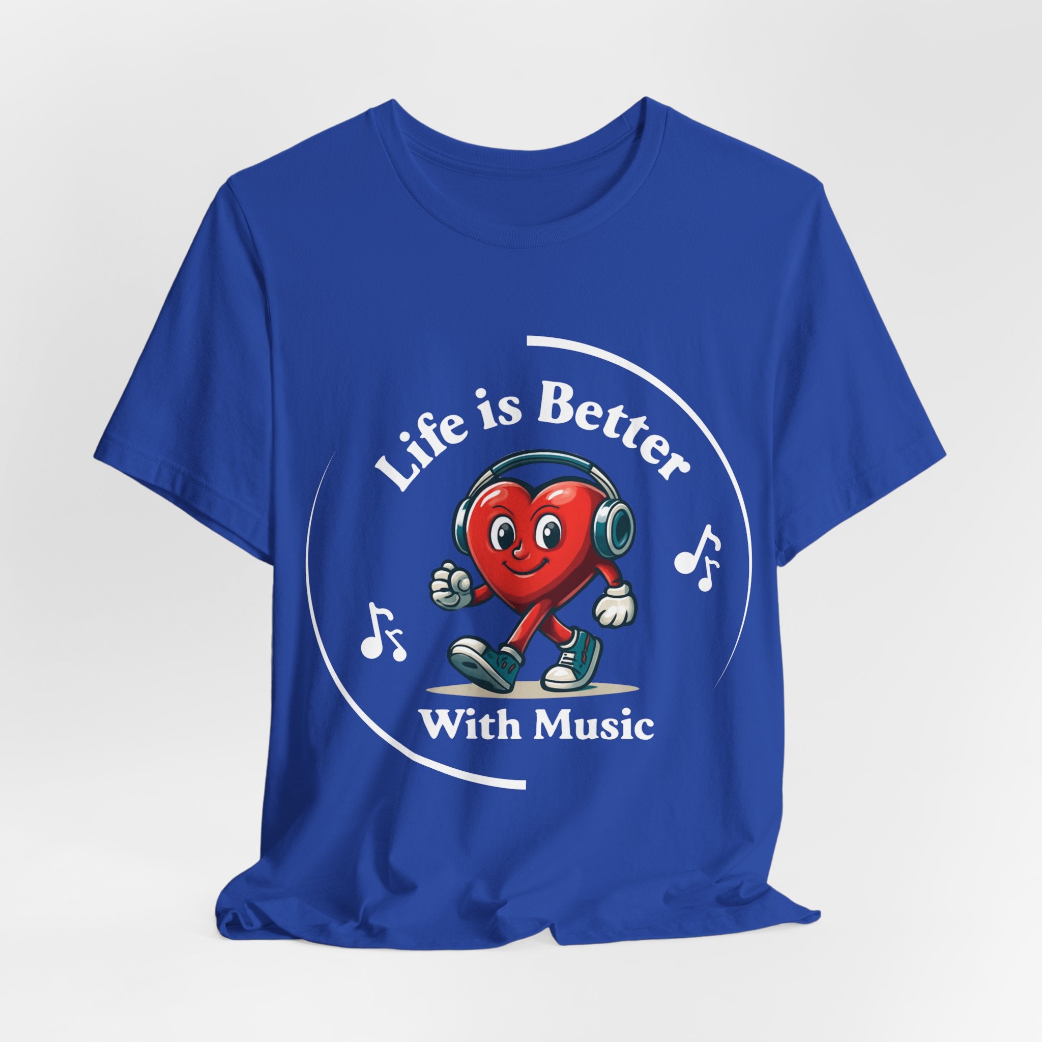 Life Is Better With Music T-Shirt – Fun Graphic Tee for Music Lovers & Concert Fans