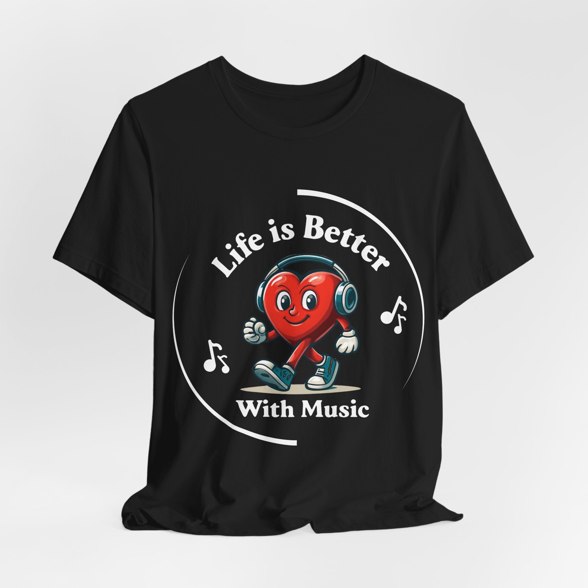 Life Is Better With Music T-Shirt – Fun Graphic Tee for Music Lovers & Concert Fans