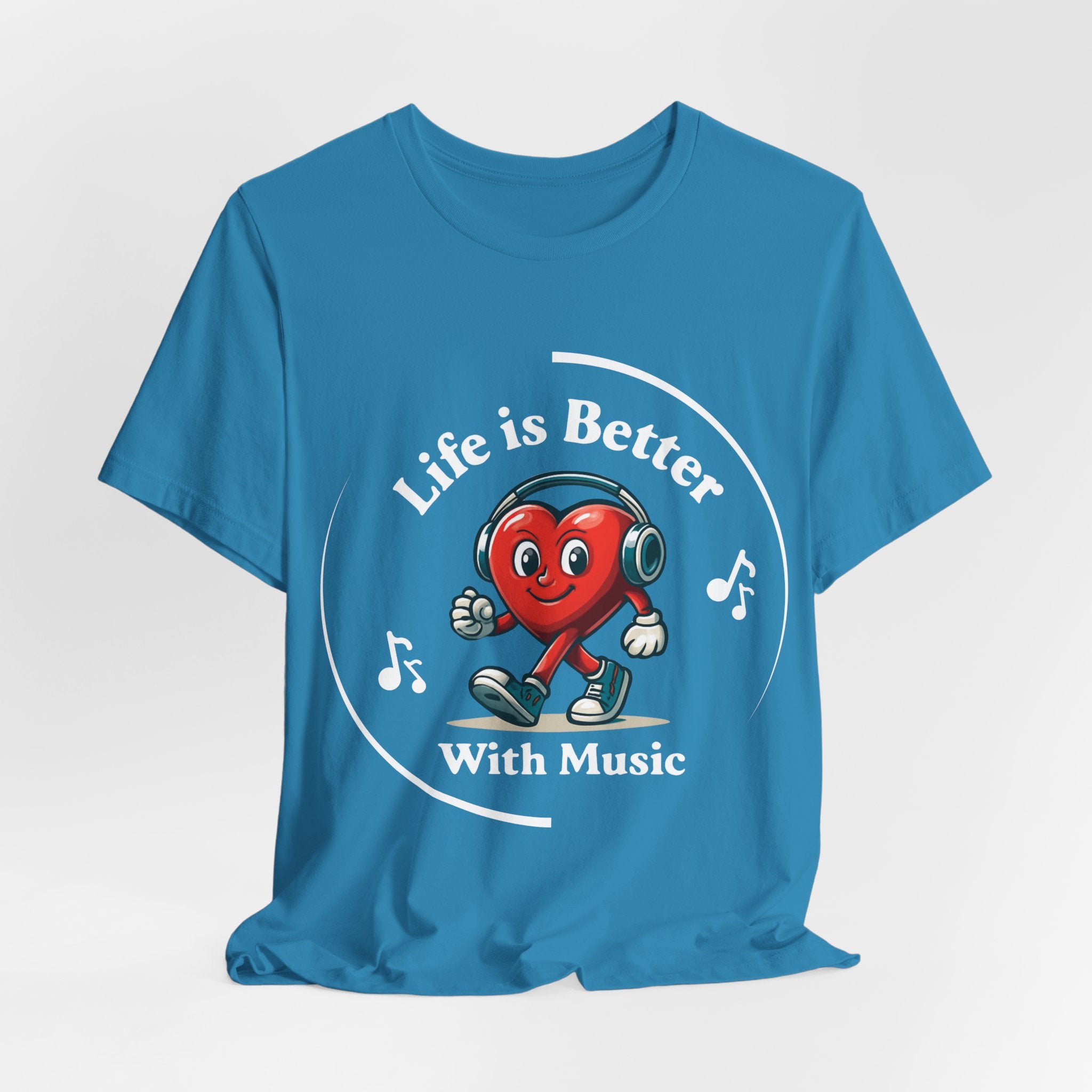 Life Is Better With Music T-Shirt – Fun Graphic Tee for Music Lovers & Concert Fans