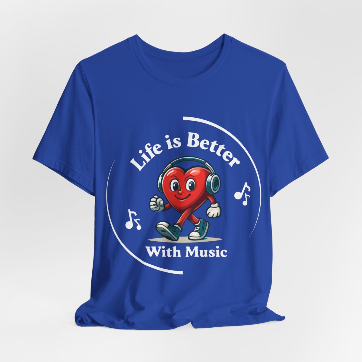 Life Is Better With Music T-Shirt – Fun Graphic Tee for Music Lovers & Concert Fans